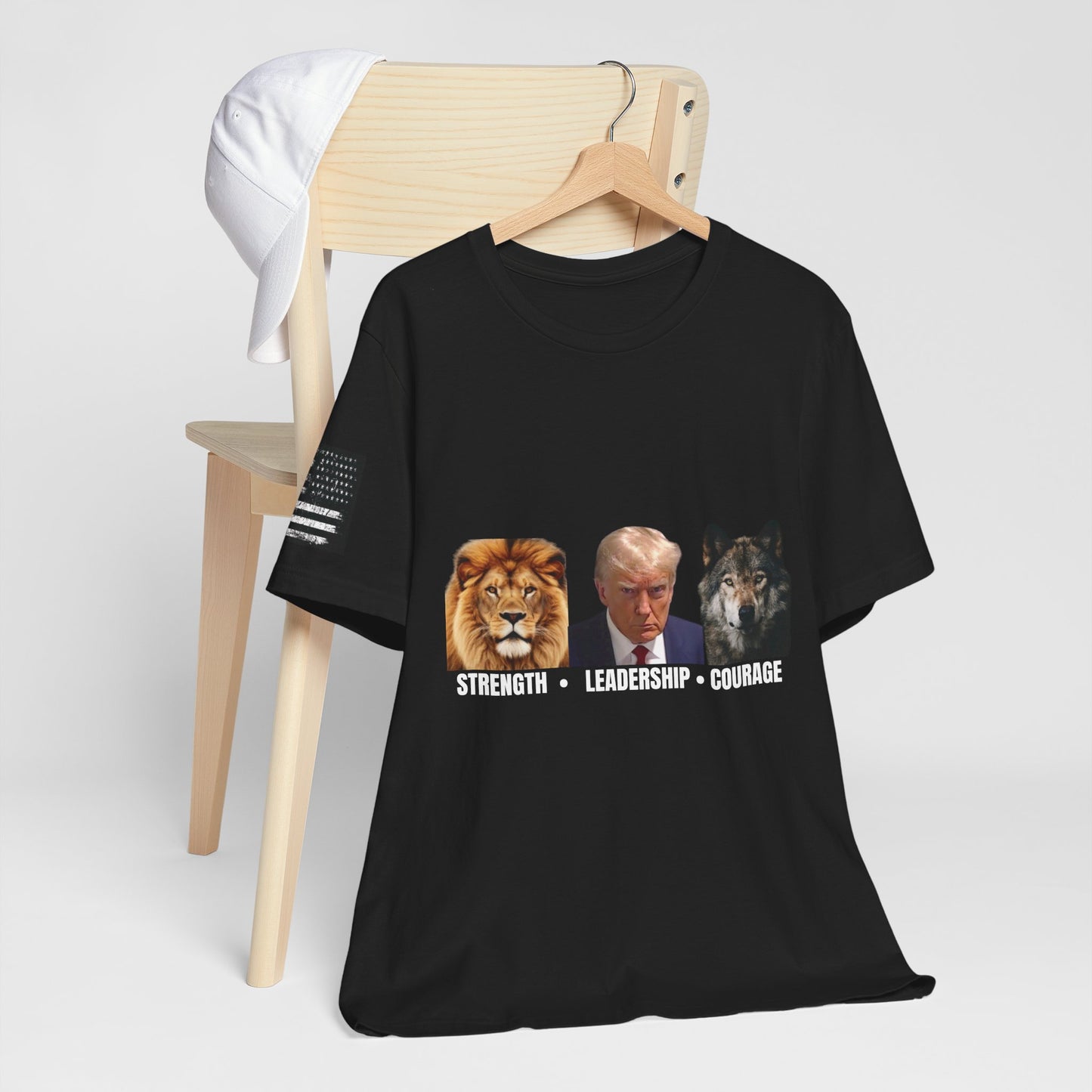 The Alpha Bloodline 1776 Pack Leader Tee — Trump • Lion • Wolf