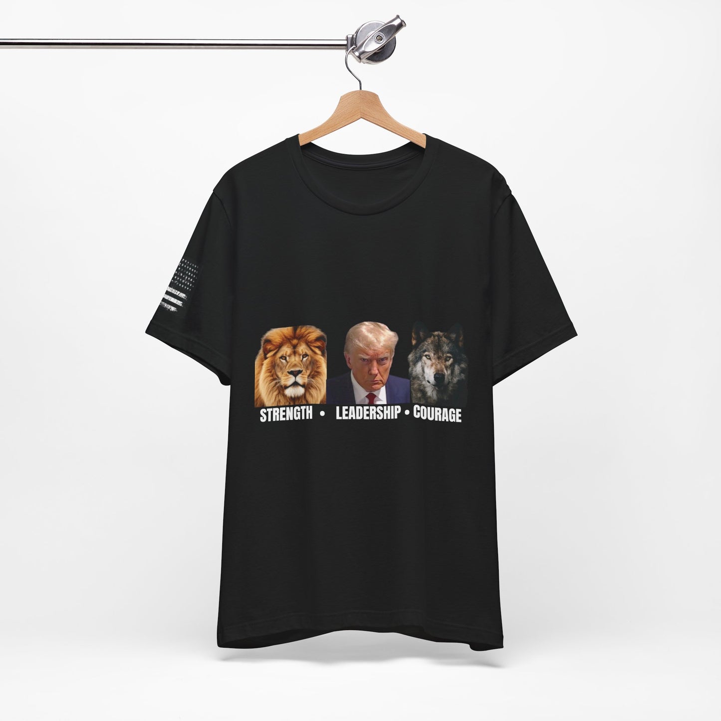 The Alpha Bloodline 1776 Pack Leader Tee — Trump • Lion • Wolf